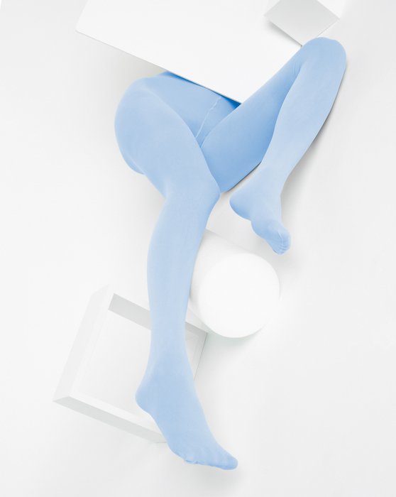 Baby Blue Nylon Spandex Tights Style# 1023 | We Love Colors