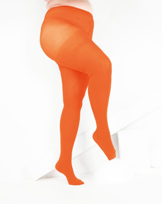 Orange Nylon Spandex Tights Style# 1023 | We Love Colors