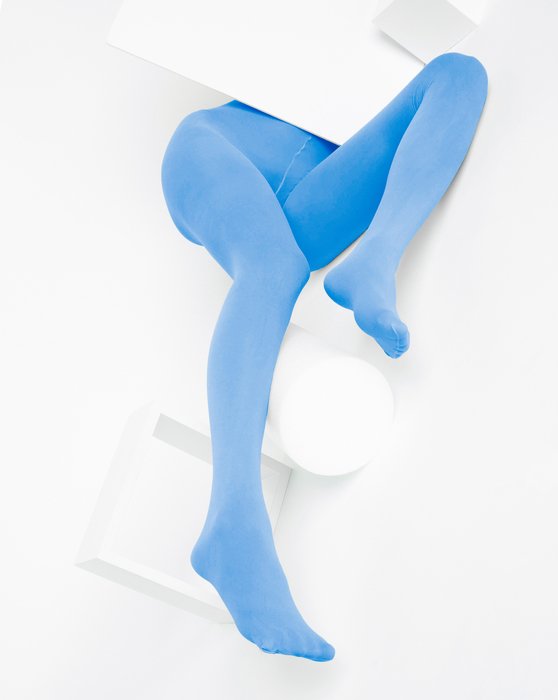 Sky Blue Nylon Spandex Tights Style# 1023 | We Love Colors