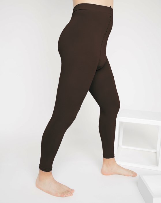 1025 M Brown Male Dance Footless Tights