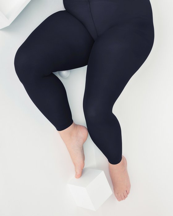 Charcoal Plus Sized Nylon/Lycra Footless Tights Style# 1041 | We Love Colors