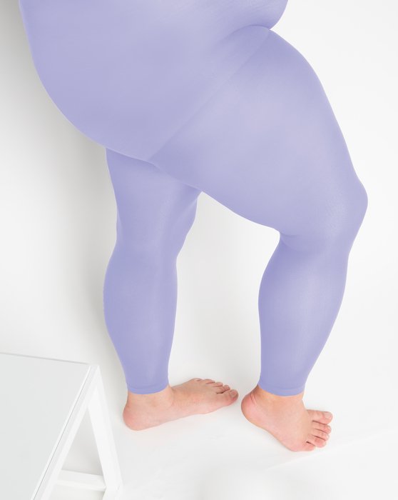 Lilac Plus Sized Nylon/Lycra Footless Tights Style# 1041 | We Love Colors
