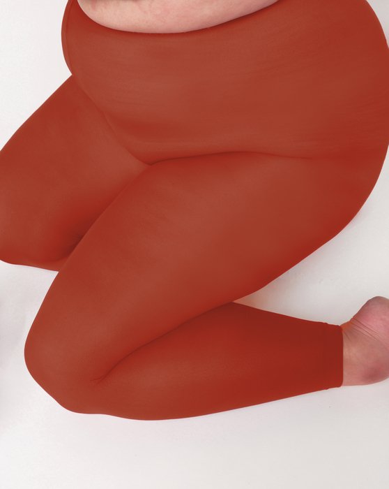 Rust Plus Sized Nylon/Lycra Footless Tights Style# 1041 | We Love Colors