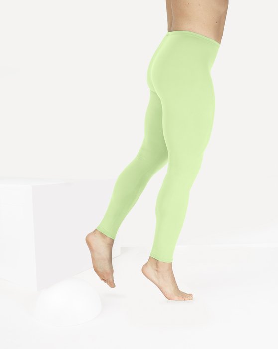 1047 M Mint Green Footless Performance Tights