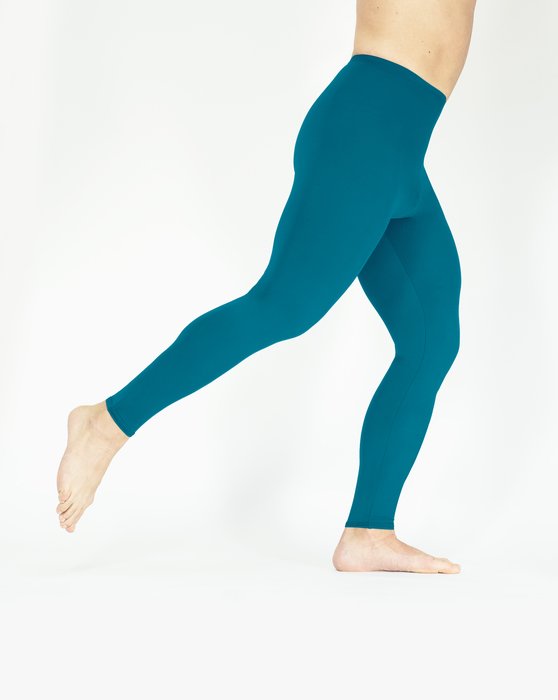 1047 M Teal Footless Performance Tights