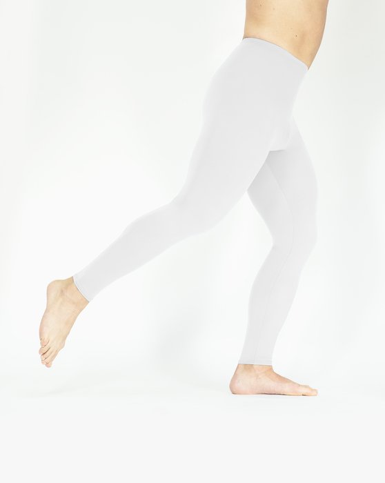 1047 M White Footless Performance Tights
