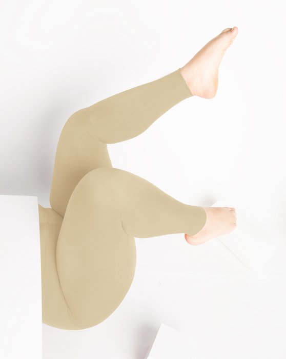 Light Tan Footless Performance Tights Leggings Style# 1047 | We Love Colors