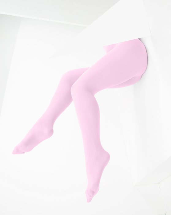 1053 Light Pink Color Opaque W Microfiber Tights
