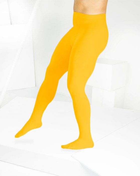 1053 M Gold Microfiber Tights