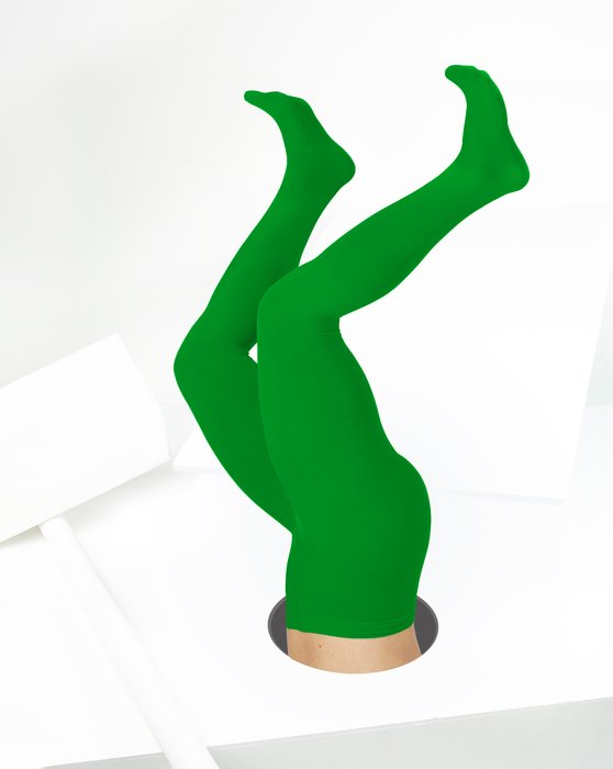 1053 M Kelly Green Opaque Microfiber Male Tights