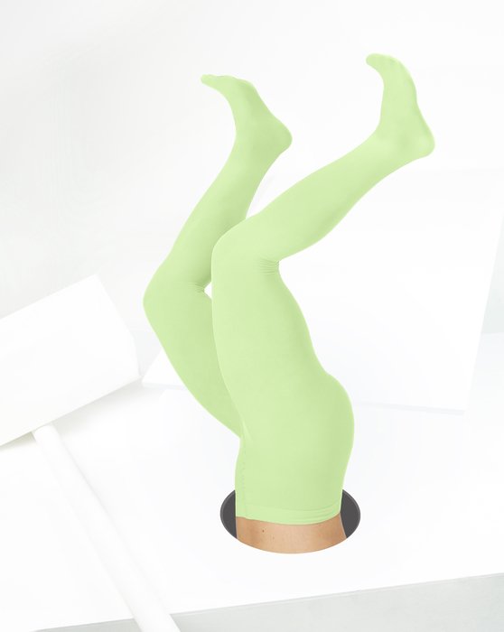 1053 M Mint Green Microfiber Tights