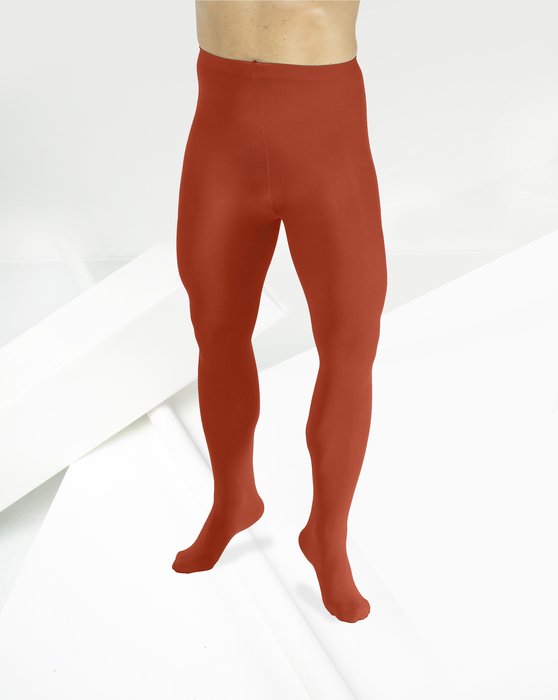 1053 M Rust Microfiber Tights