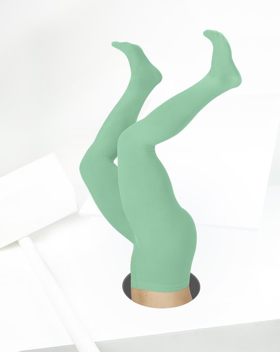 Scout Green Microfiber Nylon/Lycra Tights Style# 1053 | We Love Colors