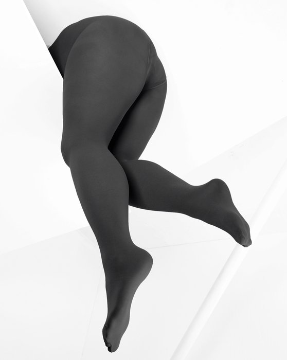 Charcoal Microfiber Tights Style# 1053