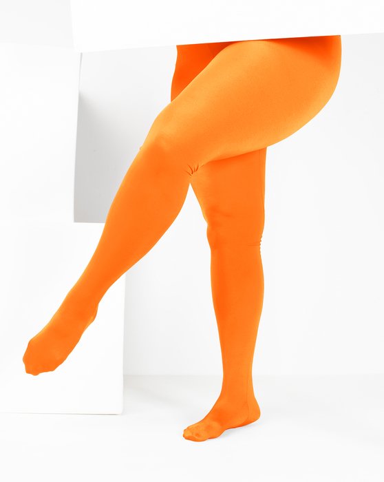 Neon Orange Performance Tights Style# 1061 | We Love Colors
