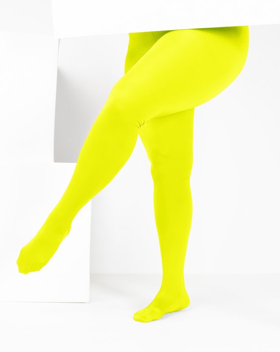 1061 W Neon Yellow Tights