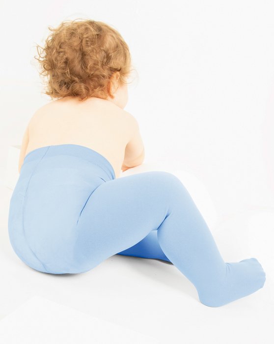 Baby Blue Kids Microfiber Tights Style# 1075 | We Love Colors