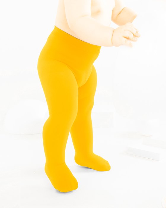 1075 Gold Kids Microfiber Tights