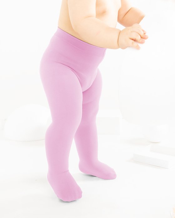 Light Pink Kids Microfiber Tights Style# 1075 | We Love Colors