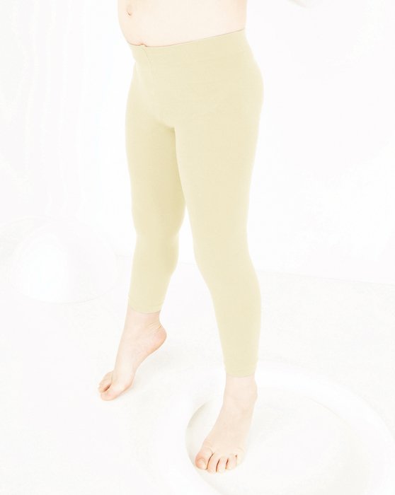 1077 Ivory Footless Tights