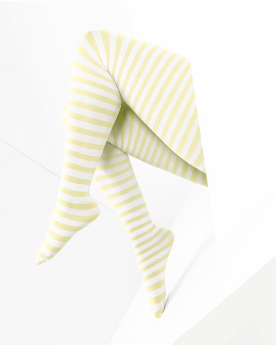 Maize 1204 Plus White Striped White Stripes Maize Tights