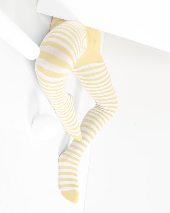 7214 Kids White Striped Tights Style# 1273 | We Love Colors