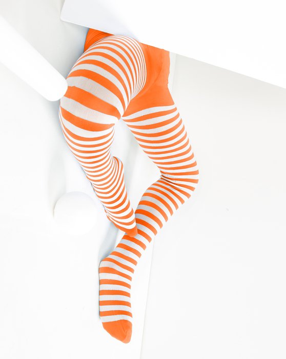 7411 Kids White Striped Tights Style# 1273 | We Love Colors