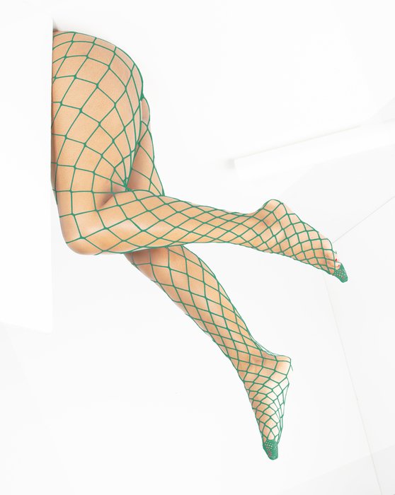 1405 Scout Green Diamond Net Fishnets 