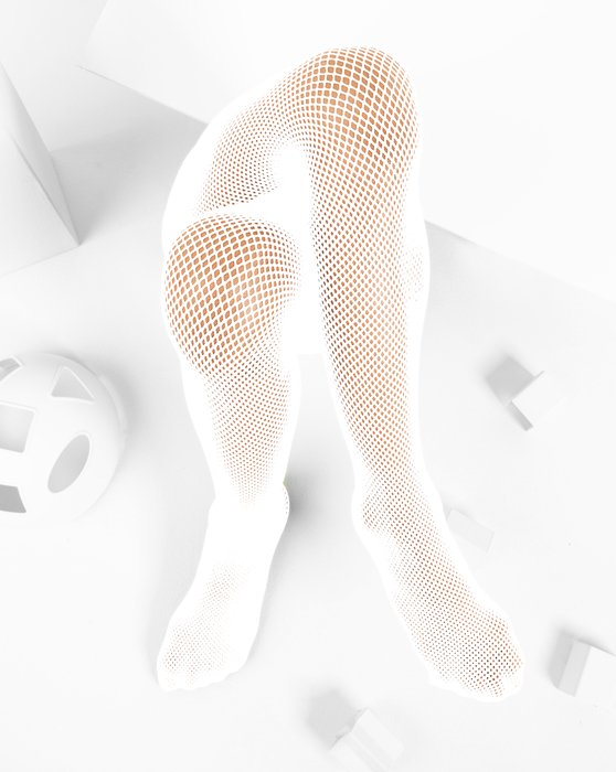 White Kids Fishnet Pantyhose Style# 1471 | We Love Colors