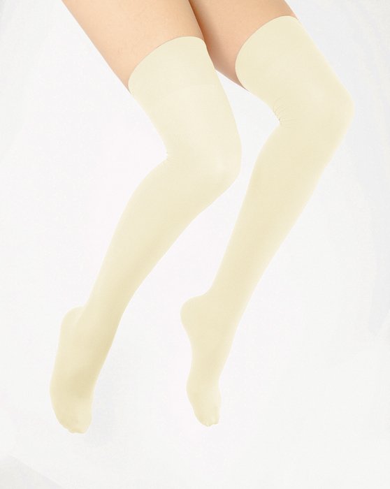 Ivory Thigh Highs Style# 1501 | We Love Colors