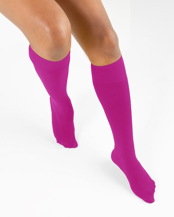 Fuchsia Knee Highs Style# 1532 | We Love Colors