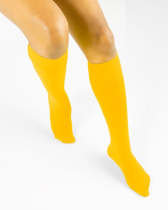 1532 W Gold Trouser Socks