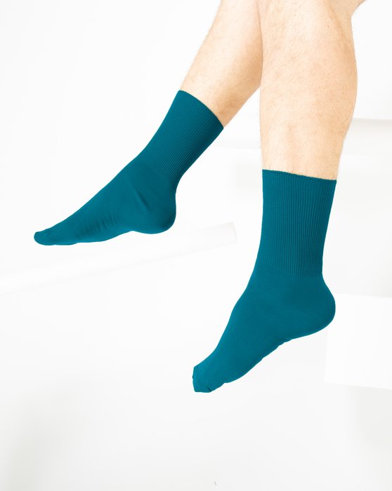 Teal Nylon Socks Style# 1551 | We Love Colors