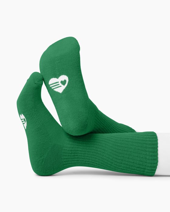 1554 Emerald Merino Wool Socks