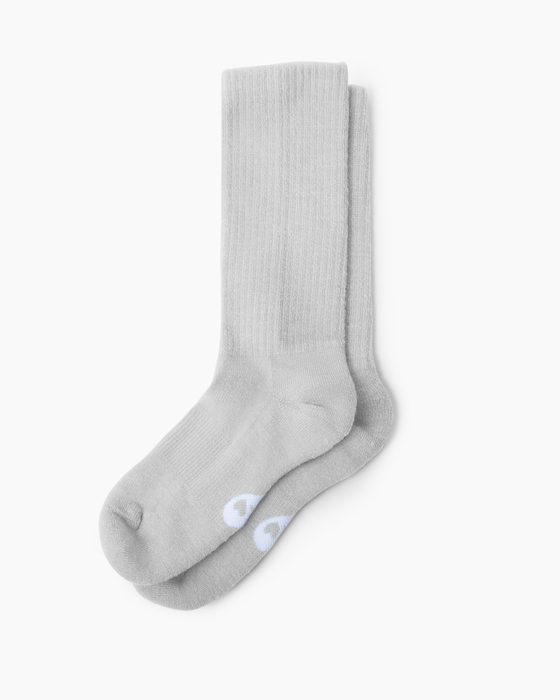 1554 Light Grey Merino Wool Socks 