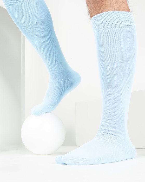 Baby Blue Sports Socks Style# 1559 | We Love Colors