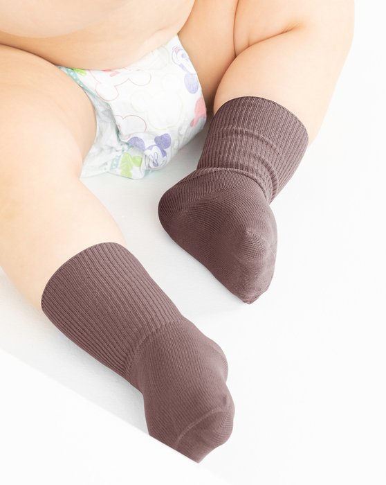 1577 Mocha Kids Socks