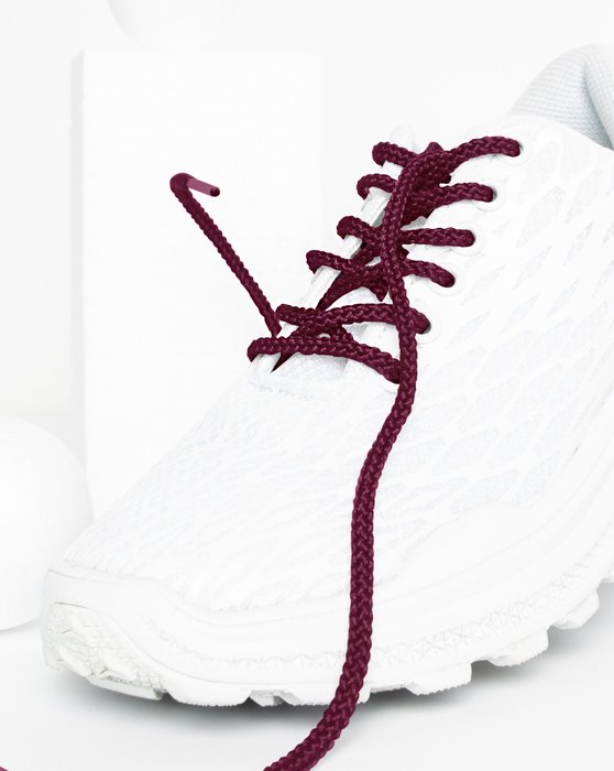 3001 Maroon Round Laces