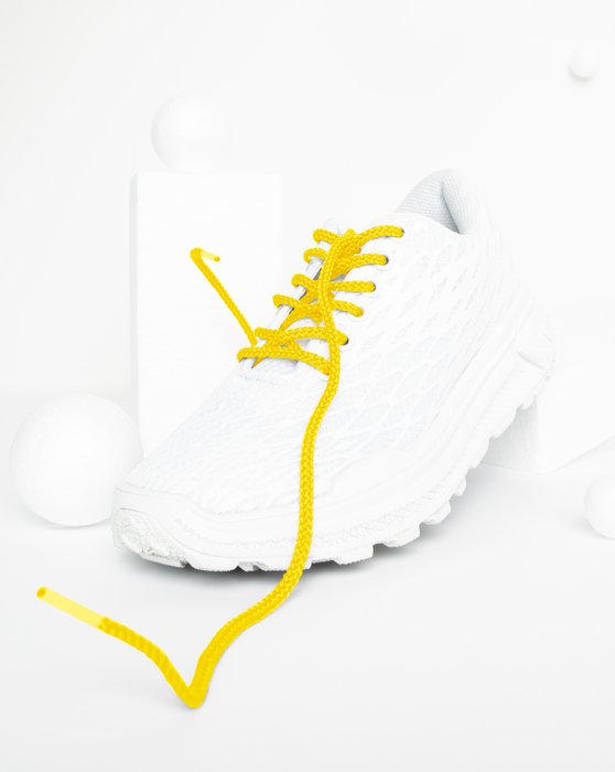 3001 Yellow Round Laces