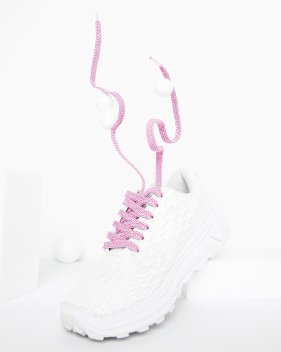 pale pink shoe laces