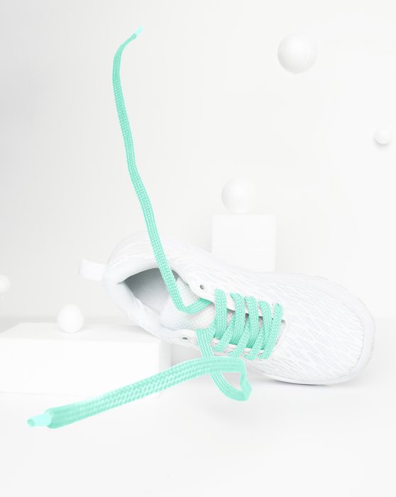 3002 W Pastel Mint Laces