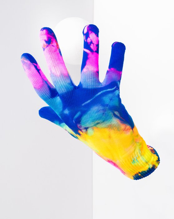 Sky Blue Nylon Gloves Style# 3101 | We Love Colors