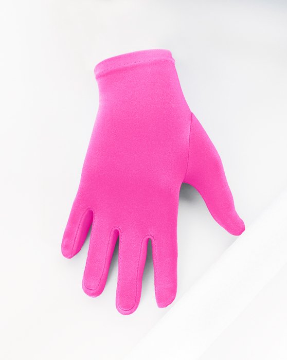 3171 Neon Pink Kids Wrist Gloves
