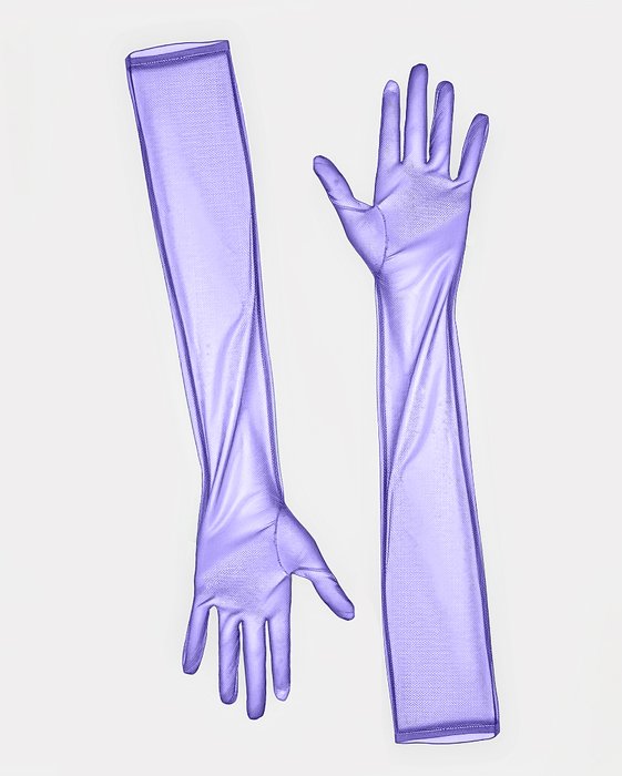 Lavender 3207 Sheer Gloves Lavender