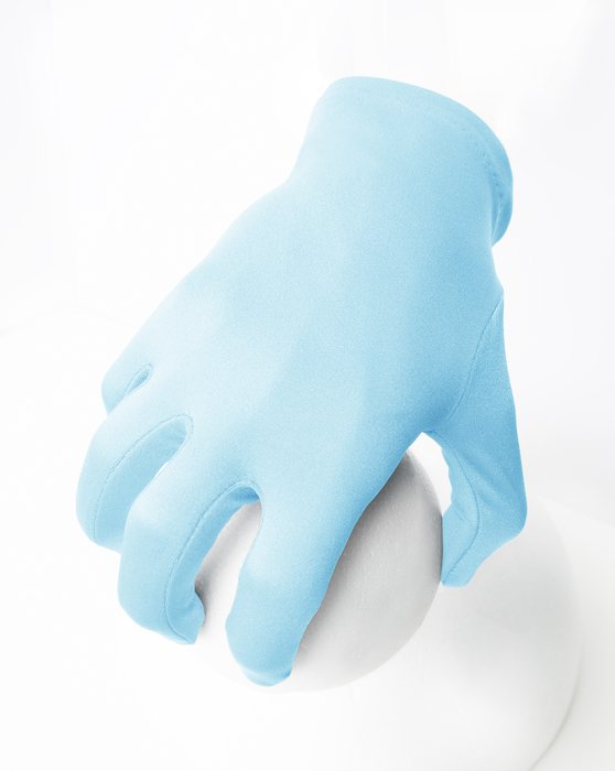 3405 Aqua Solid Color Wrist Gloves