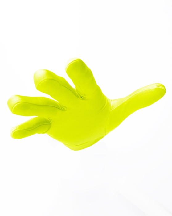 Neon Yellow Wrist Gloves Style# 3405 | We Love Colors