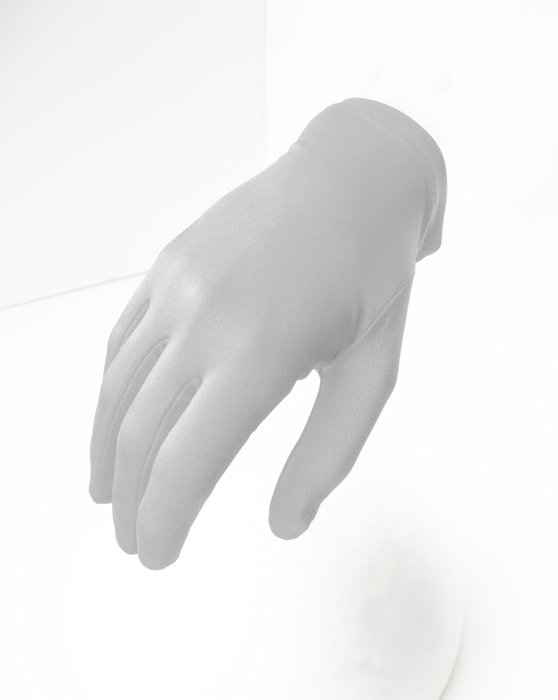 3405 Solid Color Light Grey Wrist Gloves
