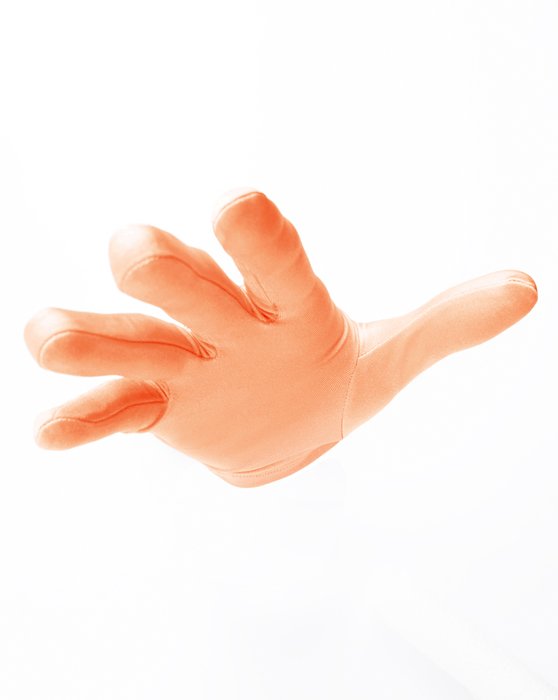 3405 Solid Color Light Orange Wrist Gloves
