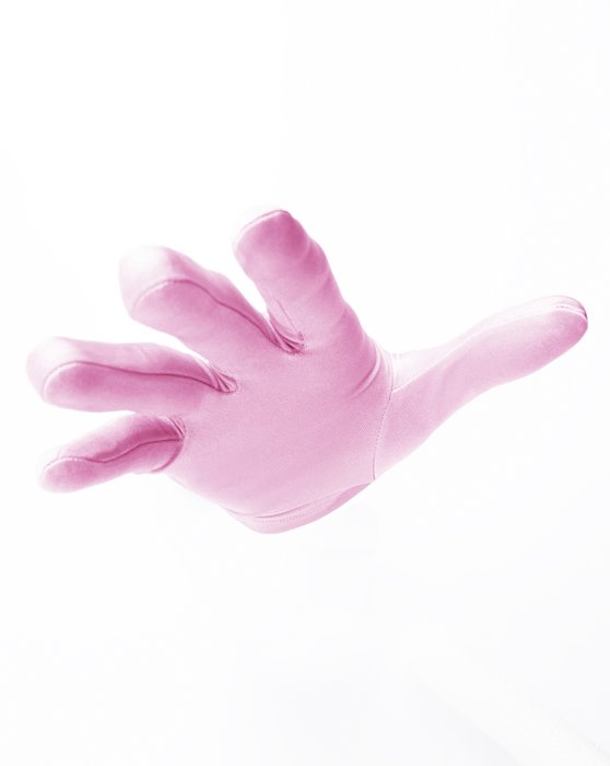 3405 Solid Color Light Pink Wrist Gloves