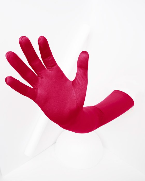 3407 Red Long Opera Gloves